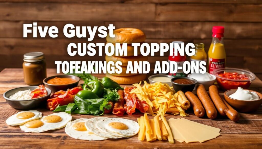 Five Guys Breakfast Customization Options